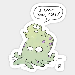 I Love You Mom Sticker